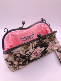 Image 4 of Pink Rose Wristlet Clutch