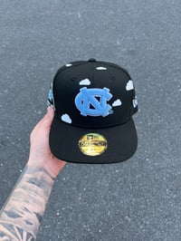 Image 3 of PARTLY CLOUDY BLACK UNC TAR HEELS CUSTOM FITTED 