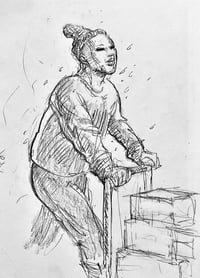 Kensington Market series - Pencil Drawing #4C