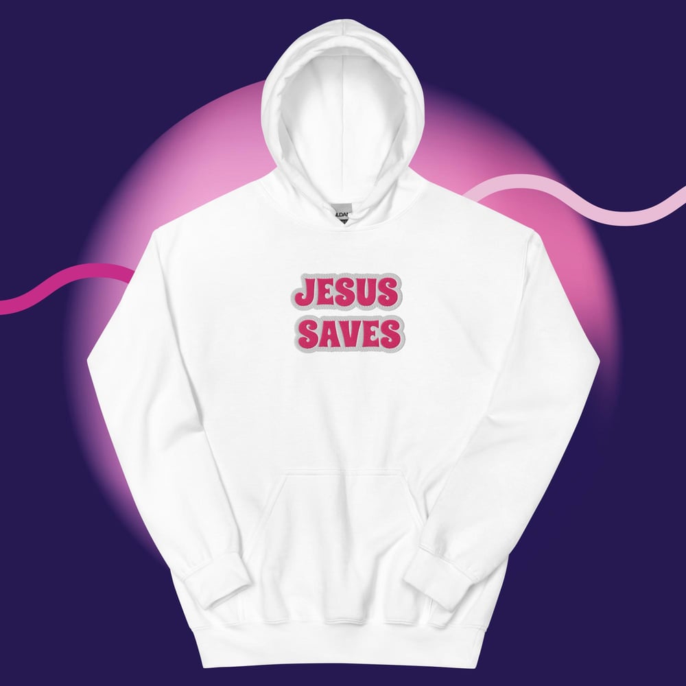 Image of JESUS SAVES HOODIE - HUE