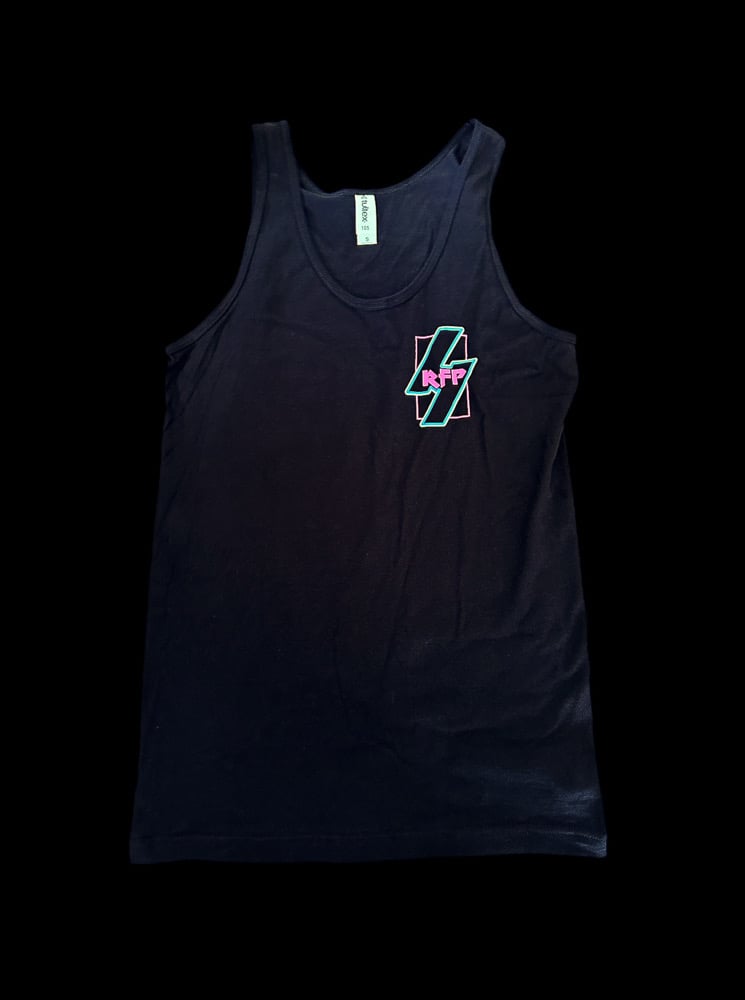 Neon OG Bolt Logo tank Image 2