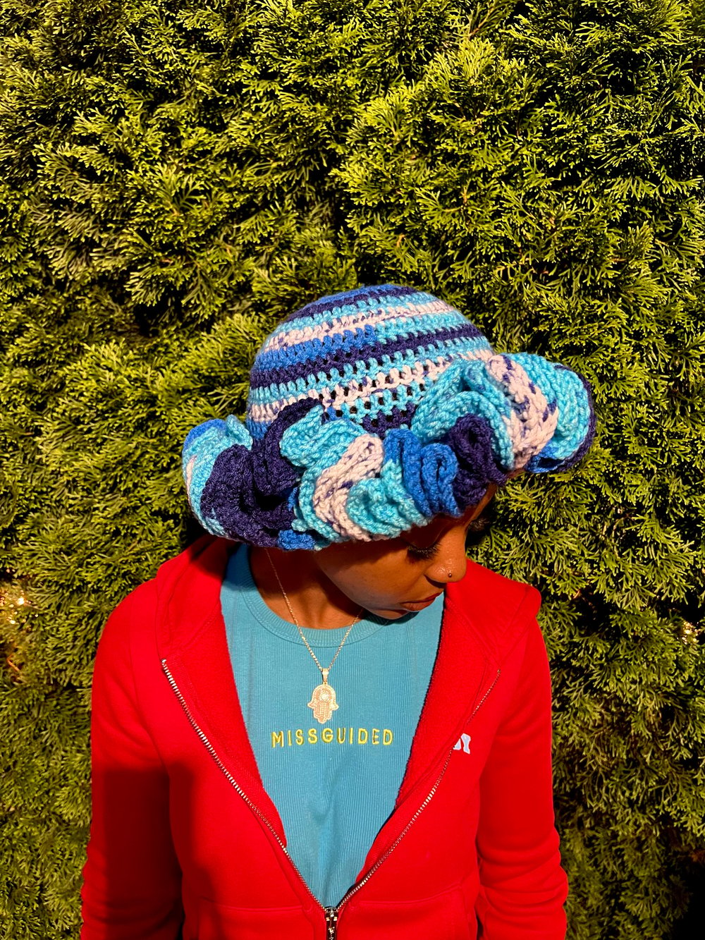 Image of Blue for You Ruffle Hat 💙