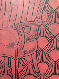 Image 3 of 'So Far So Good' Blood Red Edition Blockprint