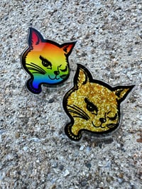 Image 1 of Cat pins (two choices)