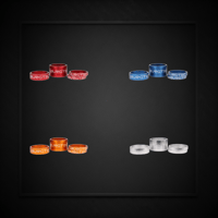 Image 2 of Burgtec Stem Spacer Kit (5mm x 2, 10mm, 20mm)