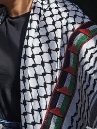 Image 4 of Palestinian Flag Premium Cotton Keffiyeh