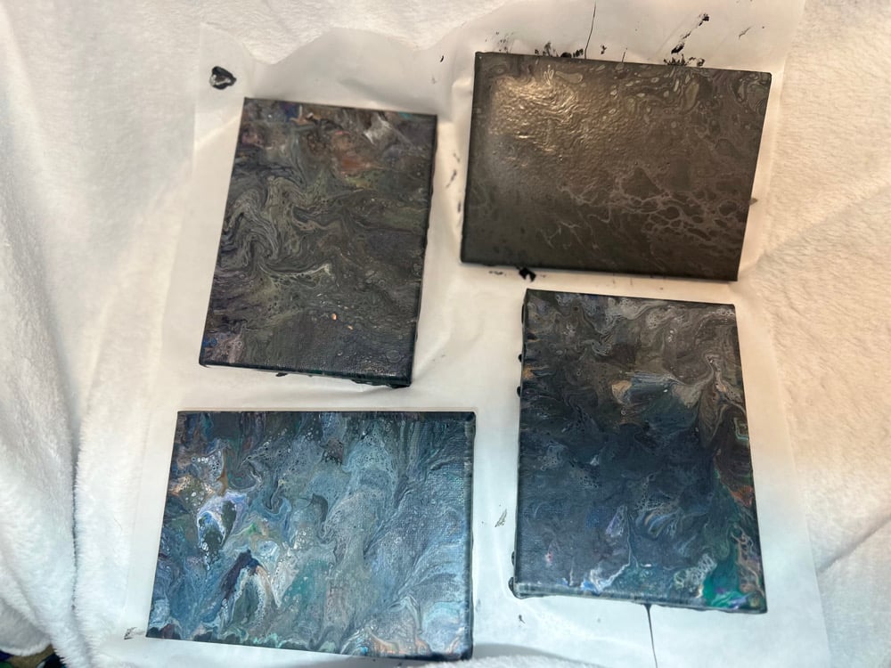 Image of #22 Set of 4 5x7 Canvas