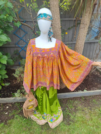 Image 2 of Gypset smock top tunic -Yellows