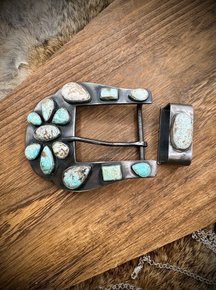 Image of Dry Creek Turquoise Buckle & Keeper