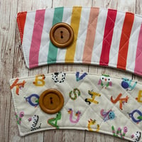 Image 1 of “Back to School” Quilted Hot/Cold Cup Coz