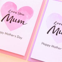 Image 11 of Personalised Mother's Day Card. Happy Mothers Day Gift.