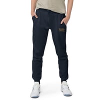 Image 1 of WASBY® Faith & Purpose Christian Fleece Joggers | Unisex Faithwear Streetwear