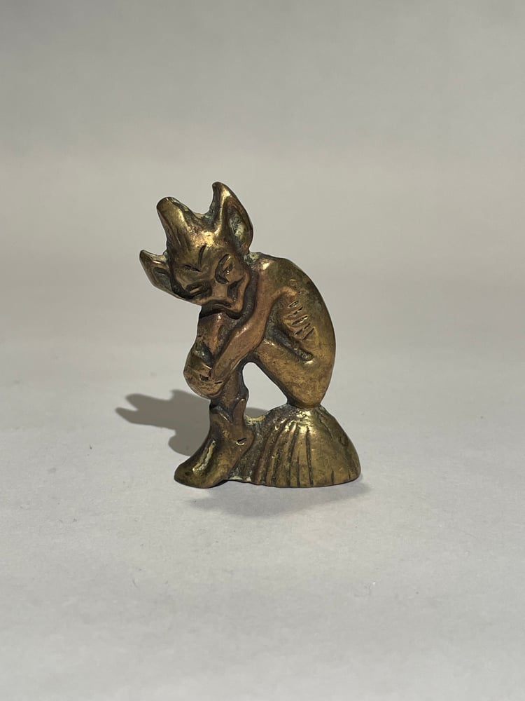 Image of Sitting Brass Imp 