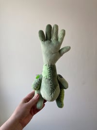 Image 1 of Dr Frankenstein patchwork Hand Doll