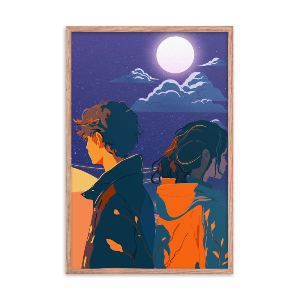 ZEN EXP - “Midnight Luv” Framed poster