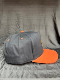 Image 3 of AB Logo - Black w/ Orange Brim