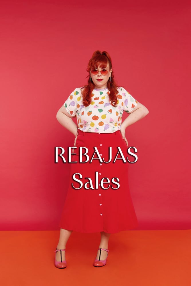 Image of REBAJAS-SALES 30% Falda Playa Roja