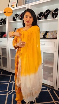 Image 3 of Soft Rayon Kurtha Set (Naira Cut) - Design #  2