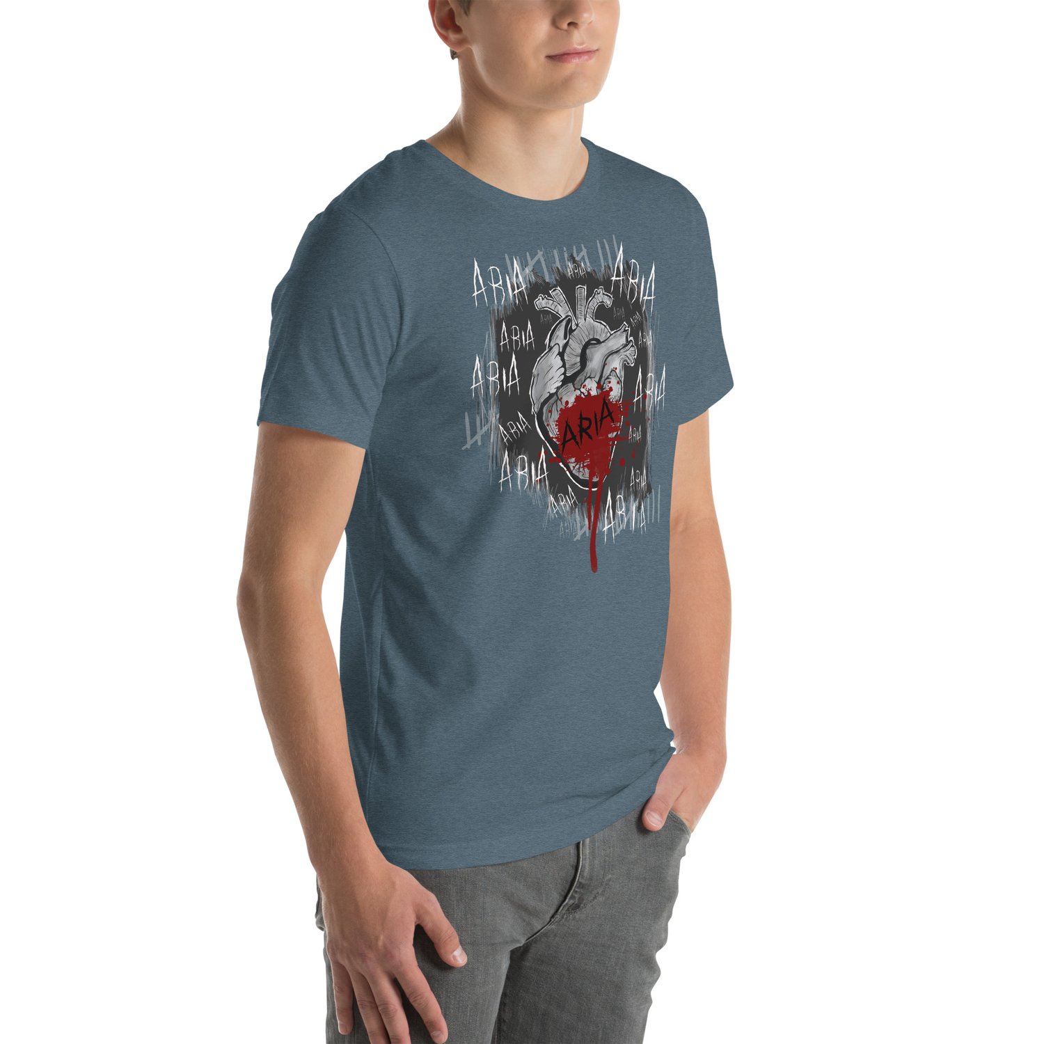 Image of Officially licensed Leigh Rivers Psychotic obsession Aria heart Unisex t-shirt
