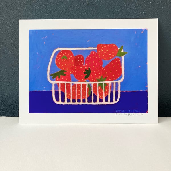 Image of Strawberries limited edition print