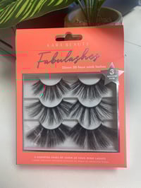 Image 1 of Kara Beauty 3D Faux Mink Eyelashes 25mm 10,11,12
