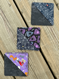 Image 3 of Fabric Corner Bookmark 3-Pack