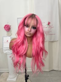 Image 8 of Salmon pink bangs (ready to ship) 