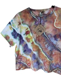 Image 3 of XS Crop Tee in Alchemy Geode Ice Dye