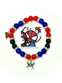 Image 3 of Hello Kitty and Spiderman Matching Bracelets