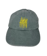 Image 1 of Amore Cap Yellow on Sage Green