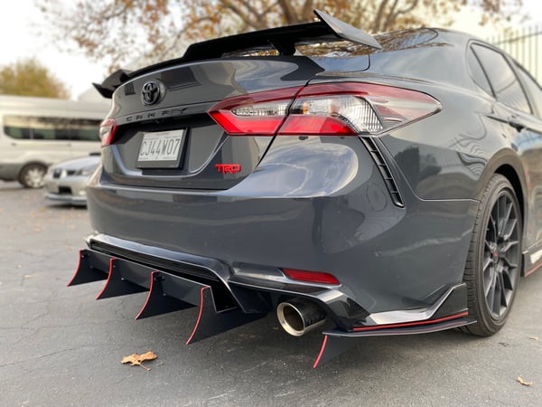 Image of 2020- 2023 Toyota Camry TRD edition rear diffuser