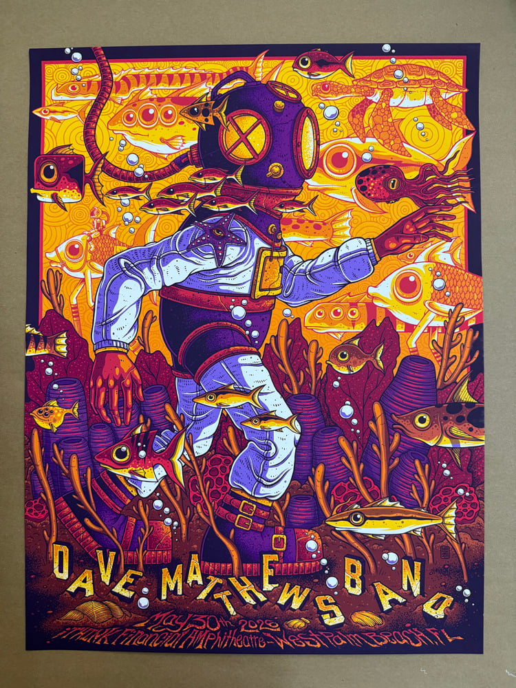 Image of Dave Matthews Band - May 30th, 2026 - Regular and Rainbow Foil