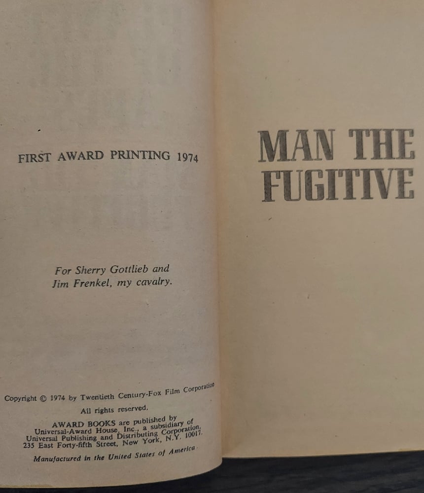 Planet of the Apes – Man the Fugitive, by George Alec Effinger