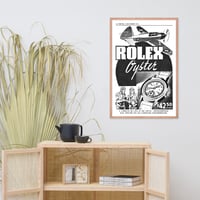 Image 2 of Rolex 1941 Ad framed poster