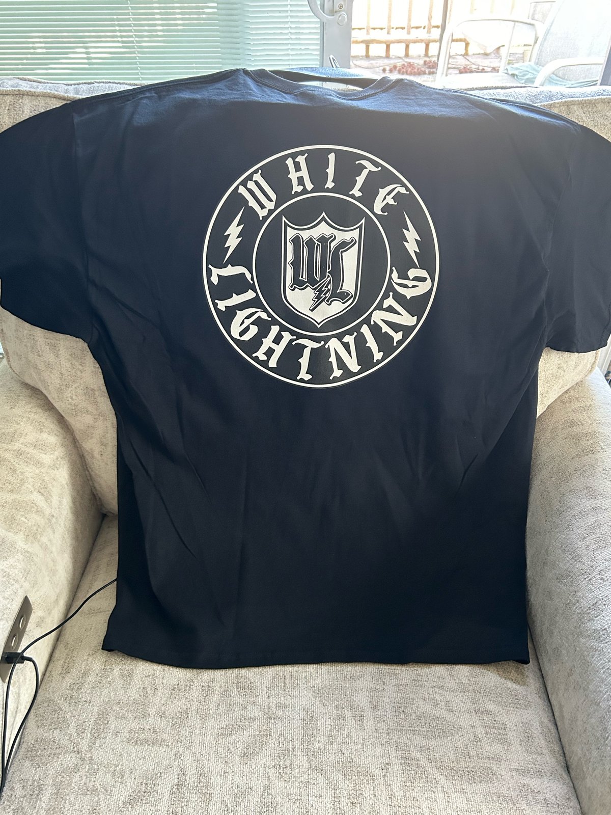 WL Black Tee Logo shirt sizes : Small thru 5X | White
