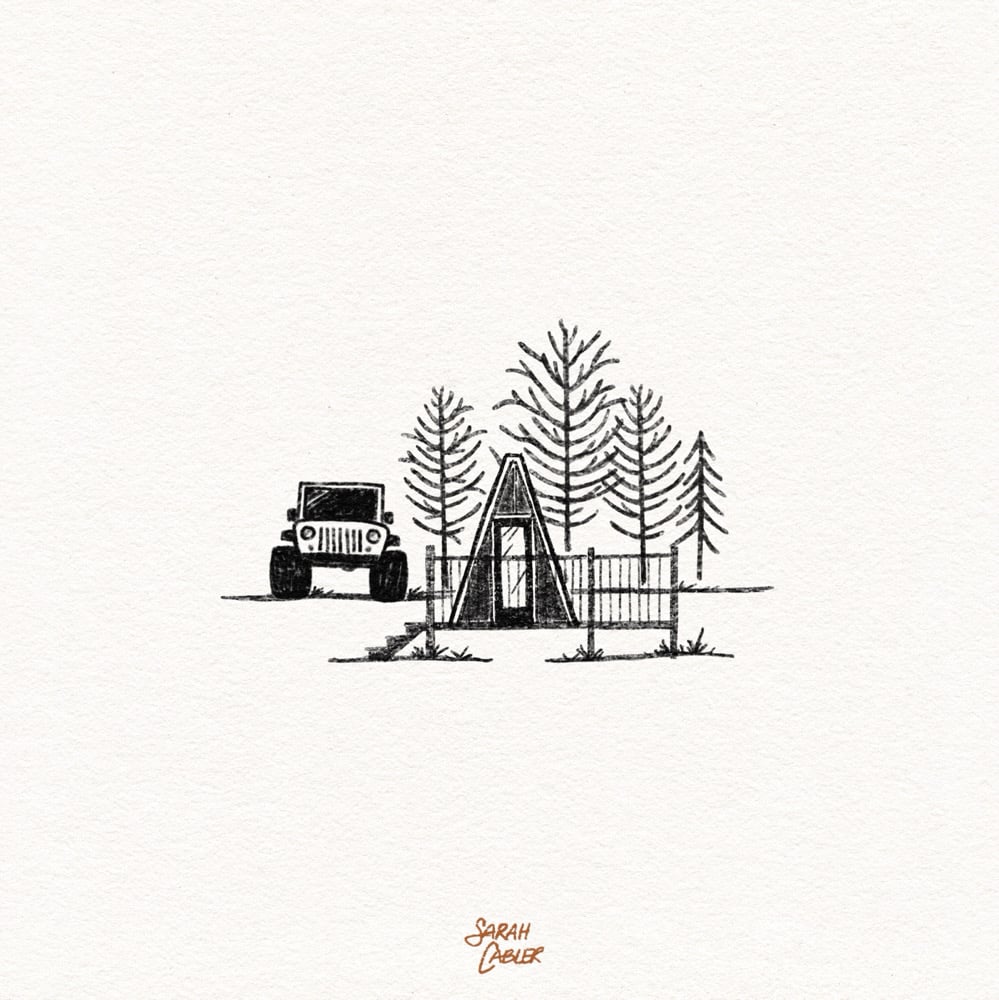 Custom Camp or Cabin Illustration