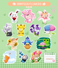 Image 2 of MINITEEN FLOWERS KEYCHAINS