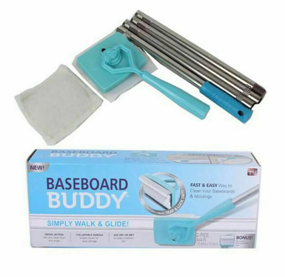 Image of Microfiber Baseboard Cleaning Skirting Mop