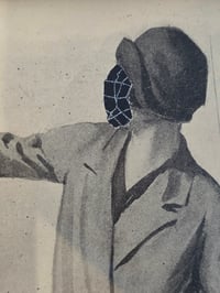Image 3 of "Vintage faceless girls" 1920s Page With Preserved Web 5