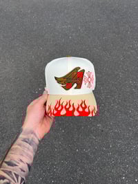 Image 2 of RUSTY BRIM MULTI TONE ANAHEIM ANGELS CUSTOM FITTED CAP
