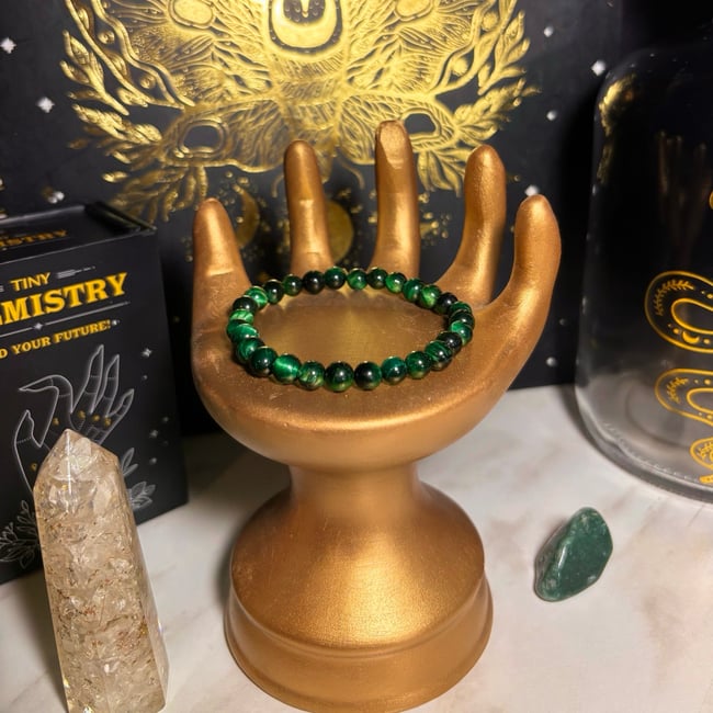 Green Tigers Eye Bracelet 