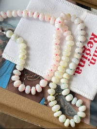Image 3 of White rainbow opal necklace 