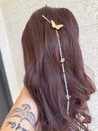 Image 7 of Festival Wings  Beaded Hair Clip
