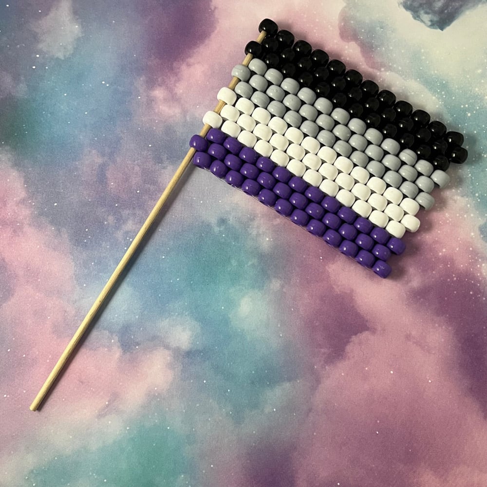 Image of Beaded Pride Flags Kandi