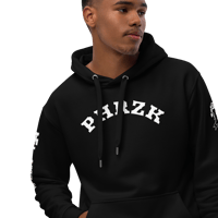 Image 4 of PHRZK Premium Eco Hoodie "White on Black"