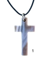 Image 2 of Gemstone Cross Necklaces - Choose From 4 Options (#12)