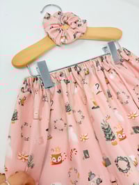 Image 4 of Jupette "Noël Scandinave" saumon