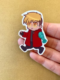 Image 2 of Trigun Stampede Vash Chibi Sticker