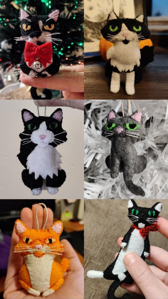 Image of Custom cat ornament Copy