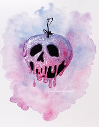 Image 3 of Poison Apple Embellished Art Print
